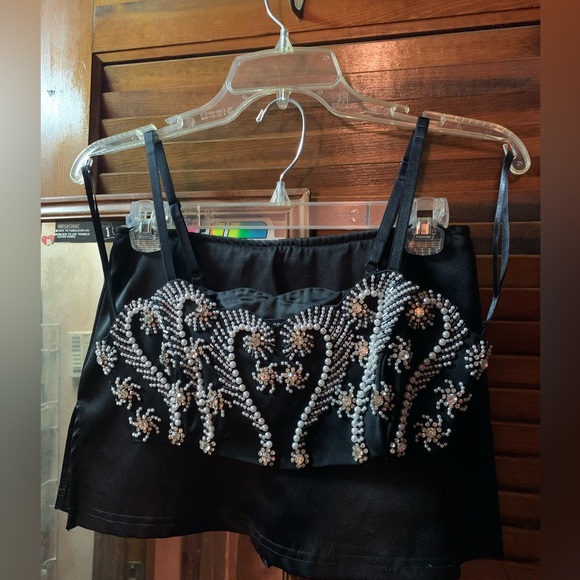 VINTAGE Express crop bustier size 1/2 - Picture 13 of 14